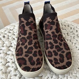 Rothy’s The Chelsea Cheetah Sneakers